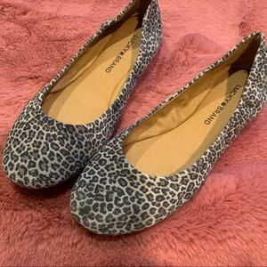 Lucky brand Leopard flat shoes